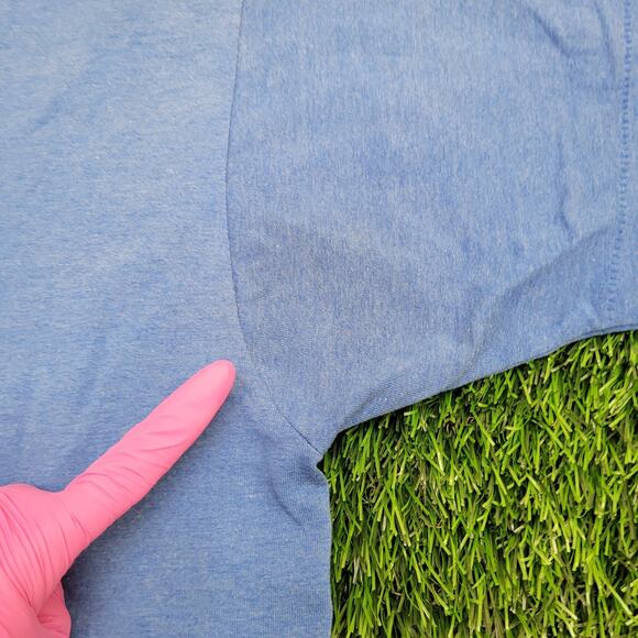 Vintage 80s Tennessee Shirt Womens XL 22x28 Faded Blue USA - Picture 3 of 15